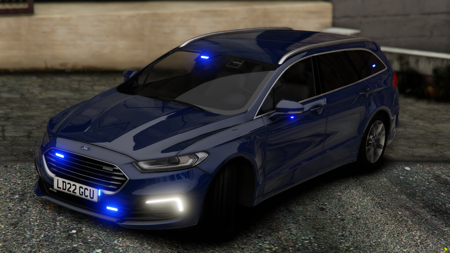 Metropolitan Police Unmarked Ford Mondeo Facelift [ELS]