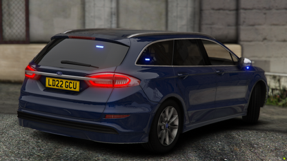 Metropolitan Police Unmarked Ford Mondeo Facelift [ELS]