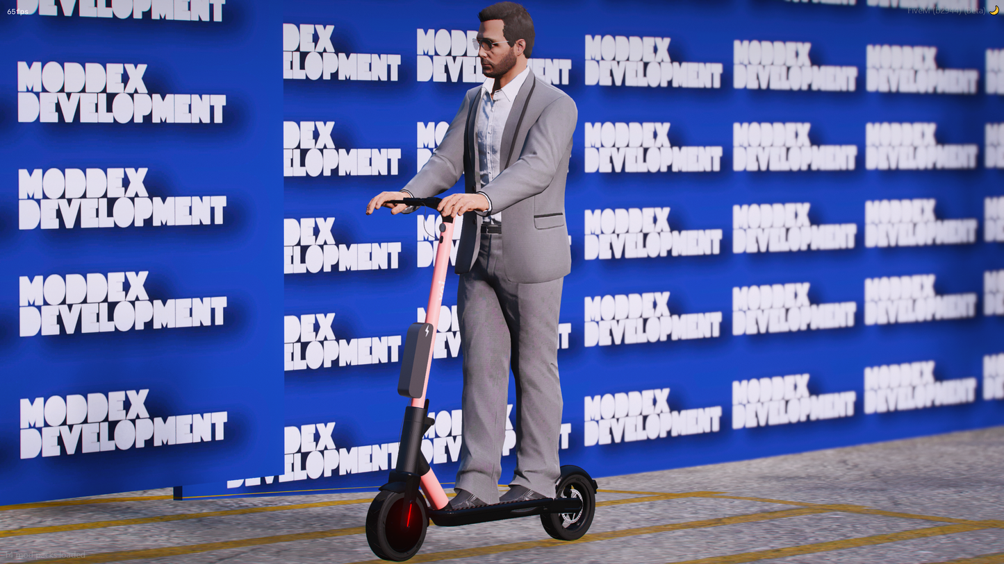 Electric Scooter Animation