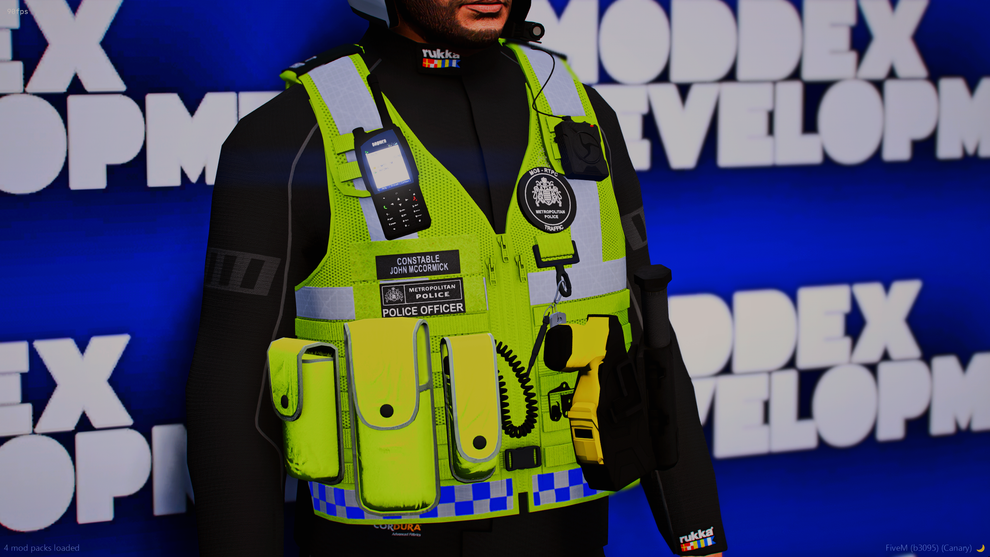 Met Police - Bike Hivis Vest – Moddex Development
