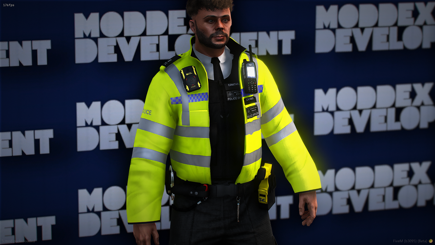 Met Police Open Hivis Vest