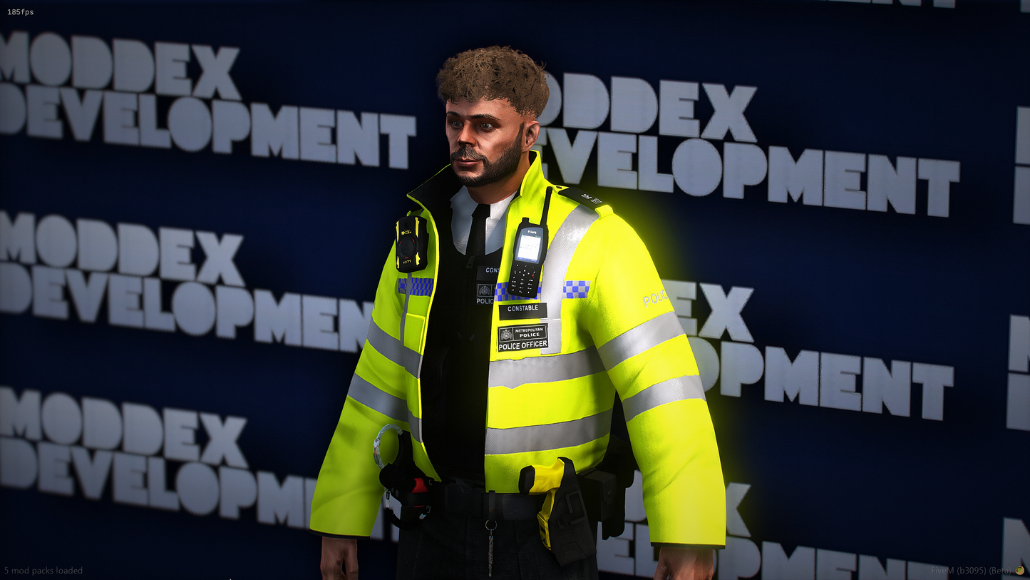 Met Police Open Hivis Vest