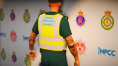 Ambulance Service Hivis Stab Vest