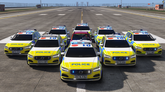 Metropolitan Police Marked Area Volvo V90 Pack 2022-2025