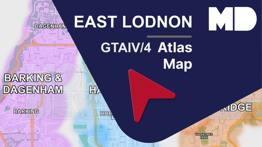 East London GTAIV/4 Atlas Map