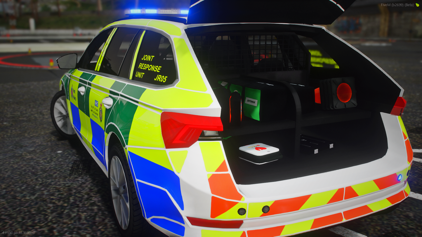 Kent Police/SECAMB JRU Skoda Octavia 2022
