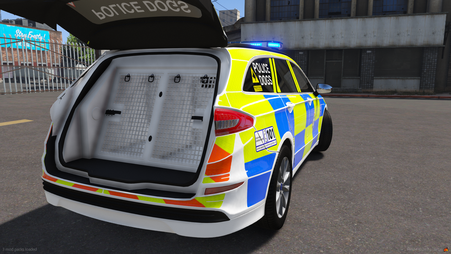 WYP Marked Dogs Ford Mondeo 2022