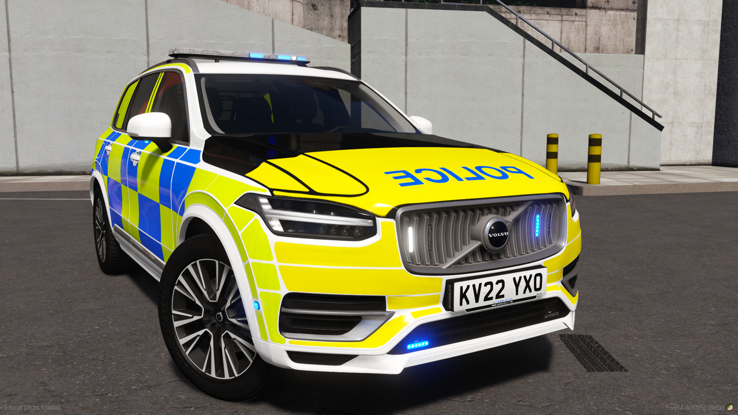 Marked Police Demonstrator Volvo XC90 2022