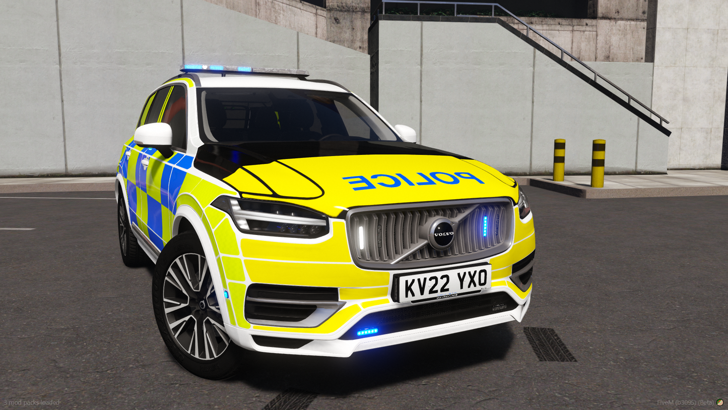 Marked Police Demonstrator Volvo XC90 2022