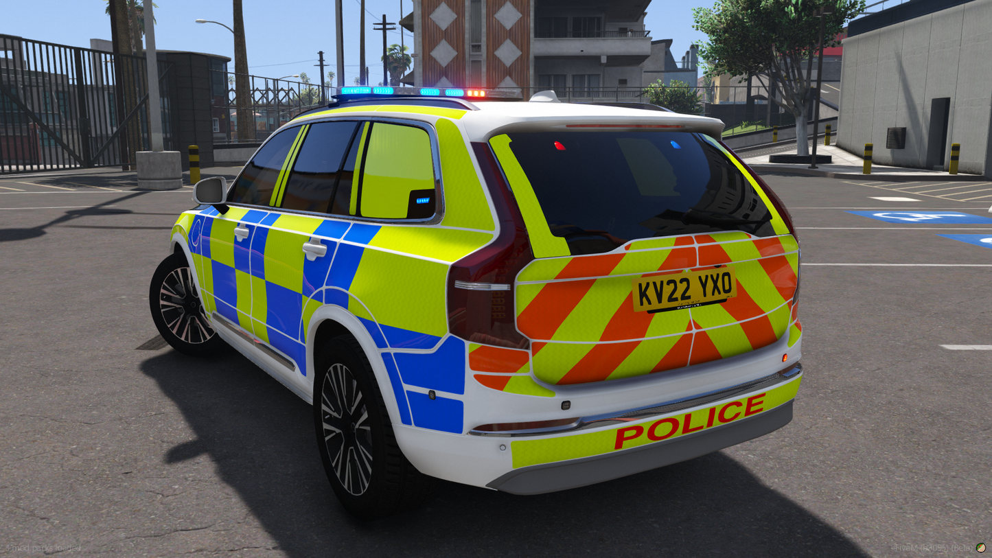 Marked Police Demonstrator Volvo XC90 2022
