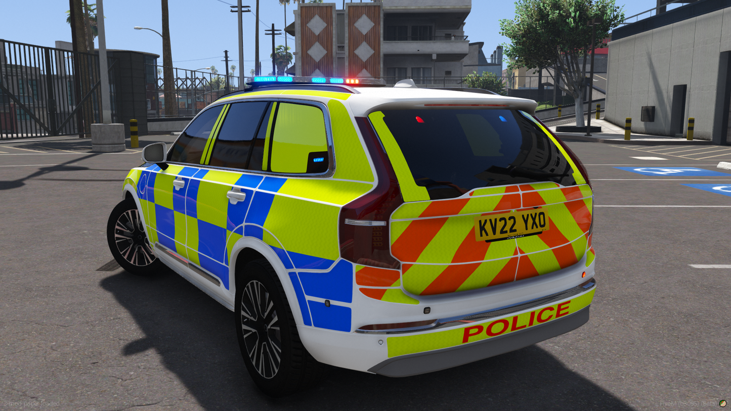 Marked Police Demonstrator Volvo XC90 2022