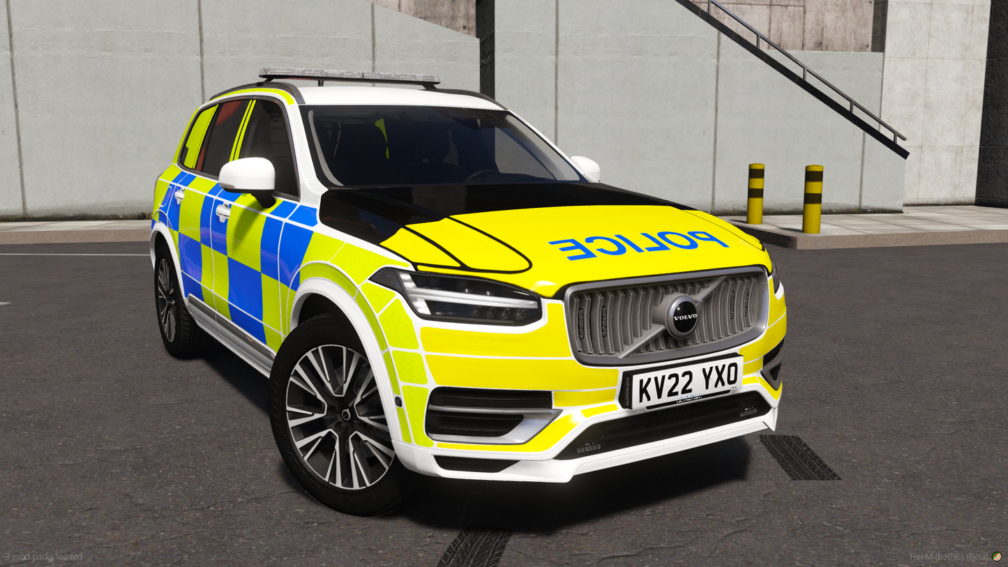 Marked Police Demonstrator Volvo XC90 2022