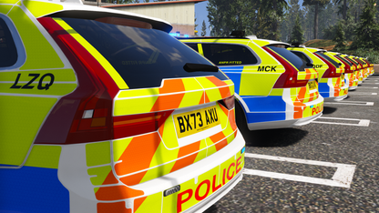 Metropolitan Police Marked Area Volvo V90 Pack 2022-2025