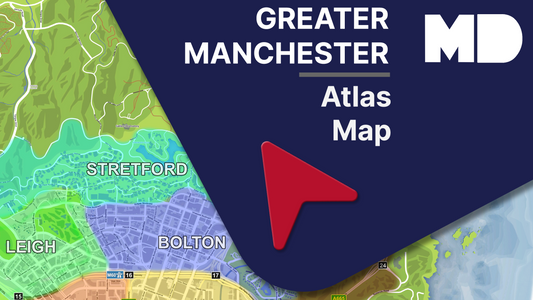 Greater Manchester Atlas Map