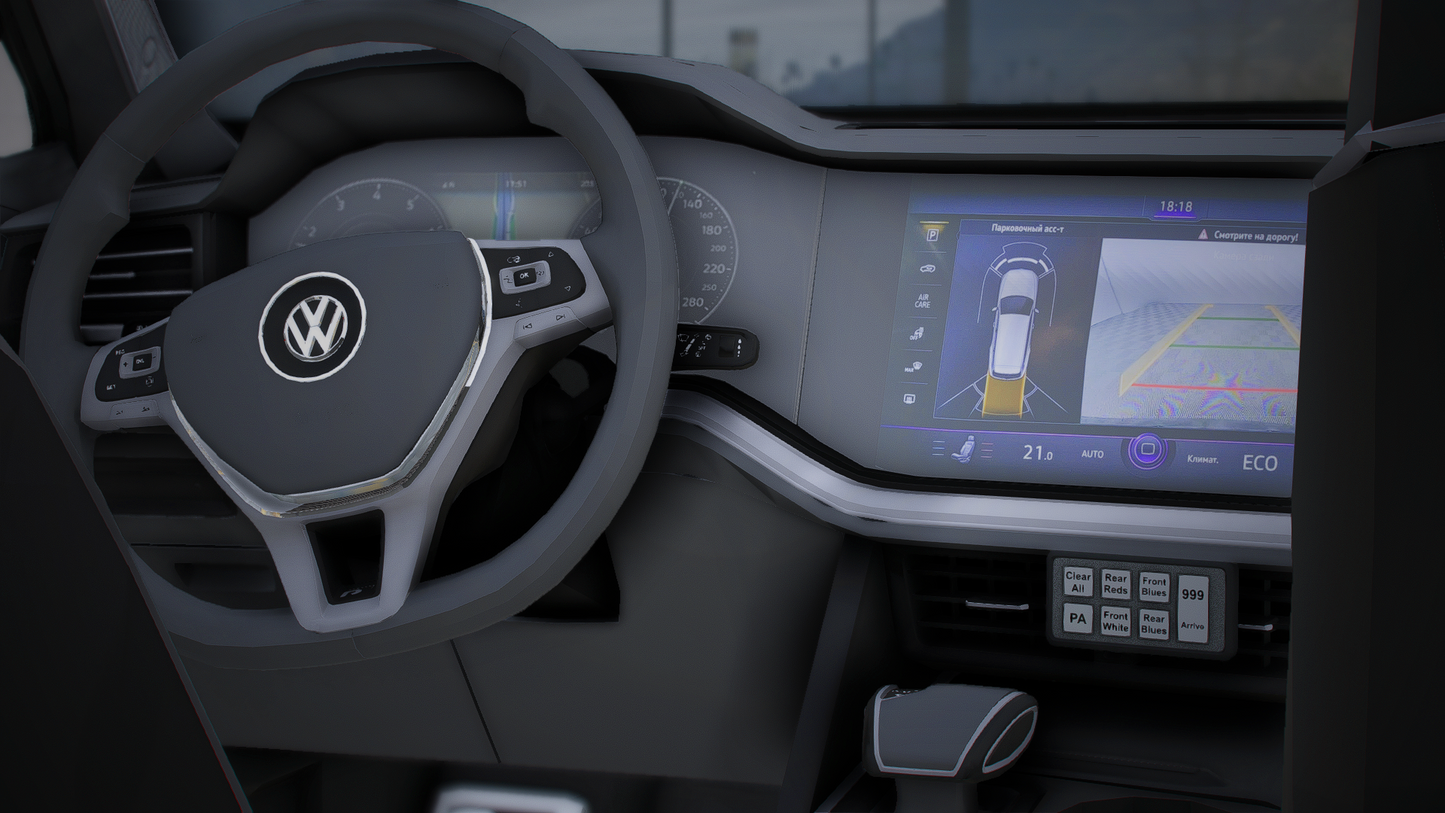 Generic Unmarked Traffic 2024 Volkswagen Touareg ELS