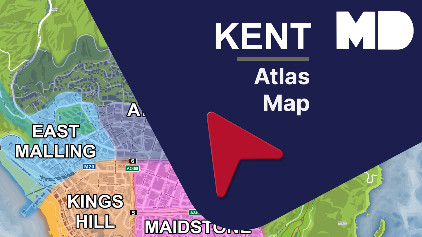 Kent Atlas Map