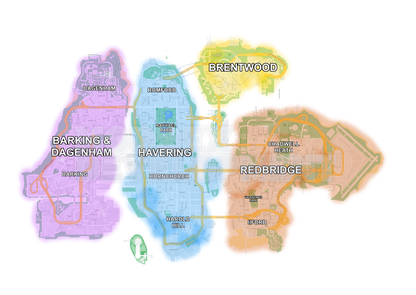 East London GTAIV/4 Atlas Map