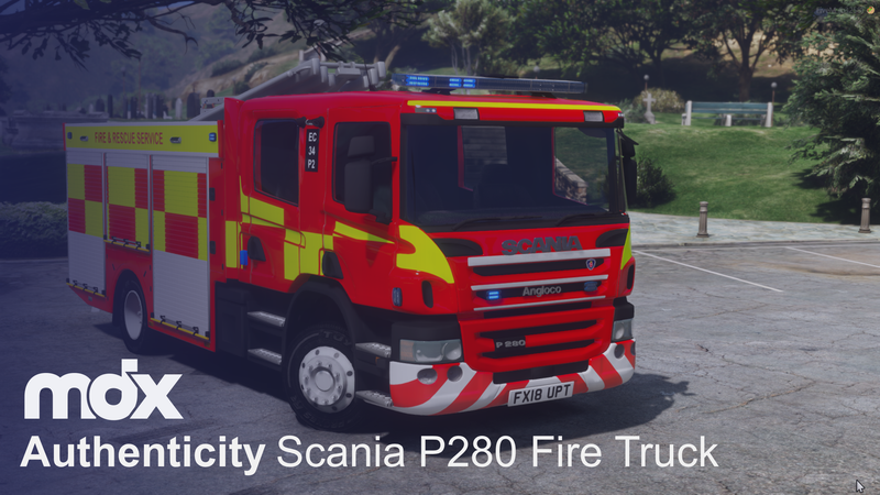 Generic Scania P280 Fire Truck 2018
