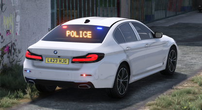 Unmarked BMW G30 Road Crime / Traffic Car [NON ELS]