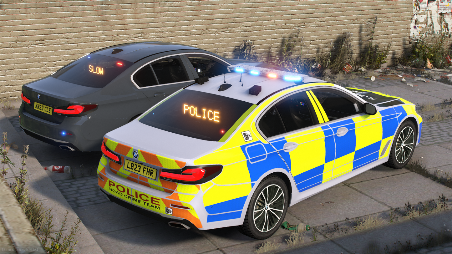 Marked & Unmarked BMW G30 Road Crime / Traffic Pack [NON ELS]