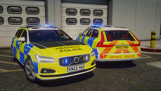 South Wales Police Traffic Volvo V90 2022