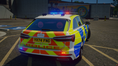 Marked Traffic Audi A6 2024