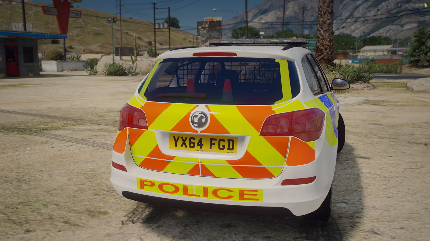 Marked Response Vauxhall Astra 2015