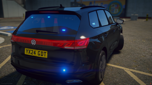 Unmarked Traffic Volkswagen Touareg 2024
