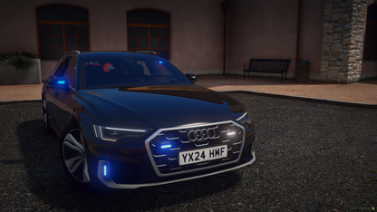 Unmarked Traffic Audi A6 2024