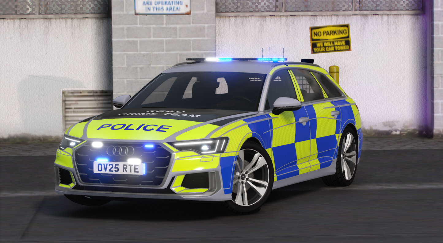 Marked Audi A6 Road Crime Team / Traffic Car Pack - [ELS/NON ELS]