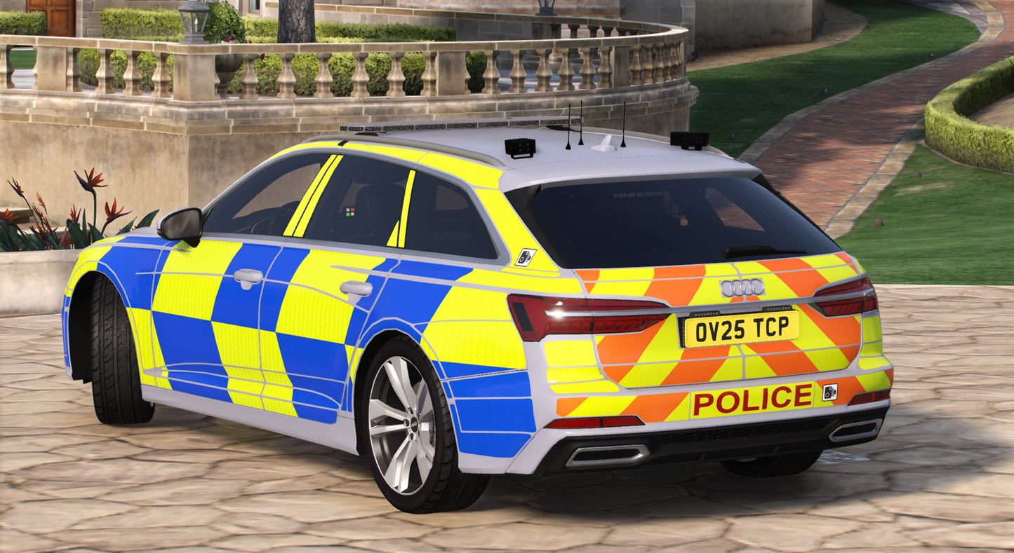 Marked Audi A6 Road Crime Team / Traffic Car Pack - [ELS/NON ELS]