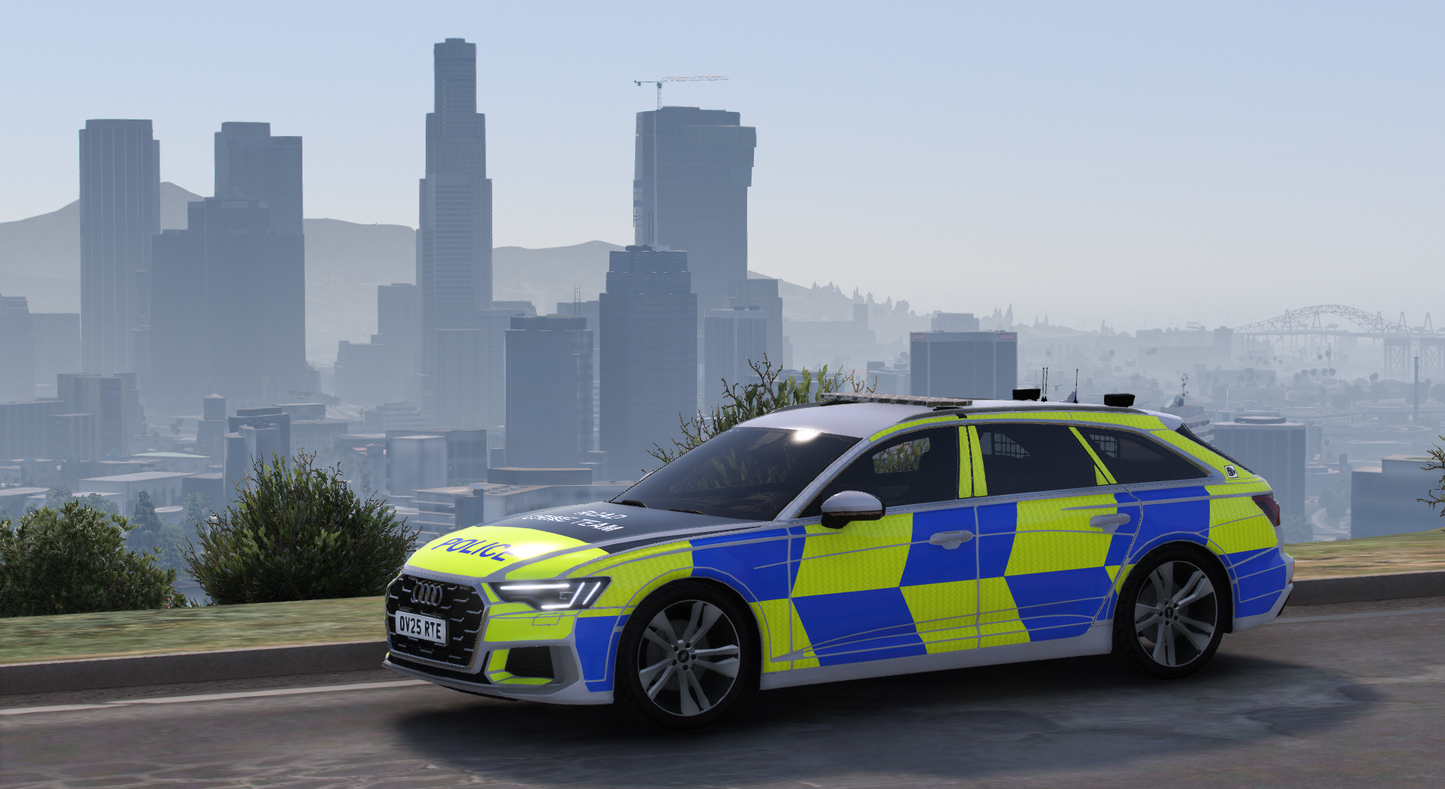 Marked Audi A6 Road Crime Team / Traffic Car Pack - [ELS/NON ELS]