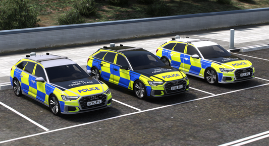 Marked Audi A6 Road Crime Team / Traffic Car Pack - [ELS/NON ELS]