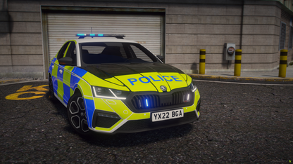 Marked Traffic Skoda Octavia VRS 2022