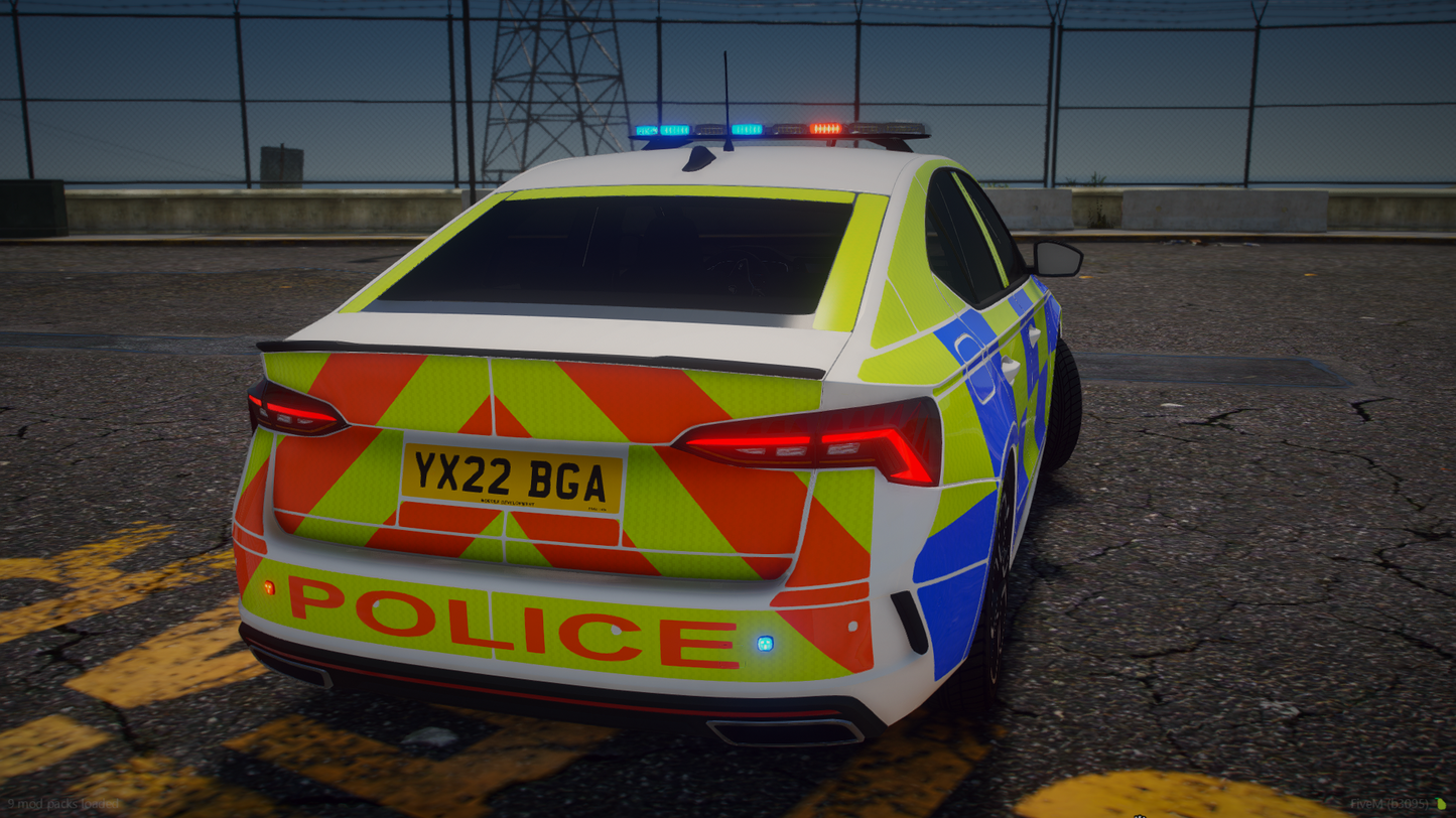 Marked Traffic Skoda Octavia VRS 2022