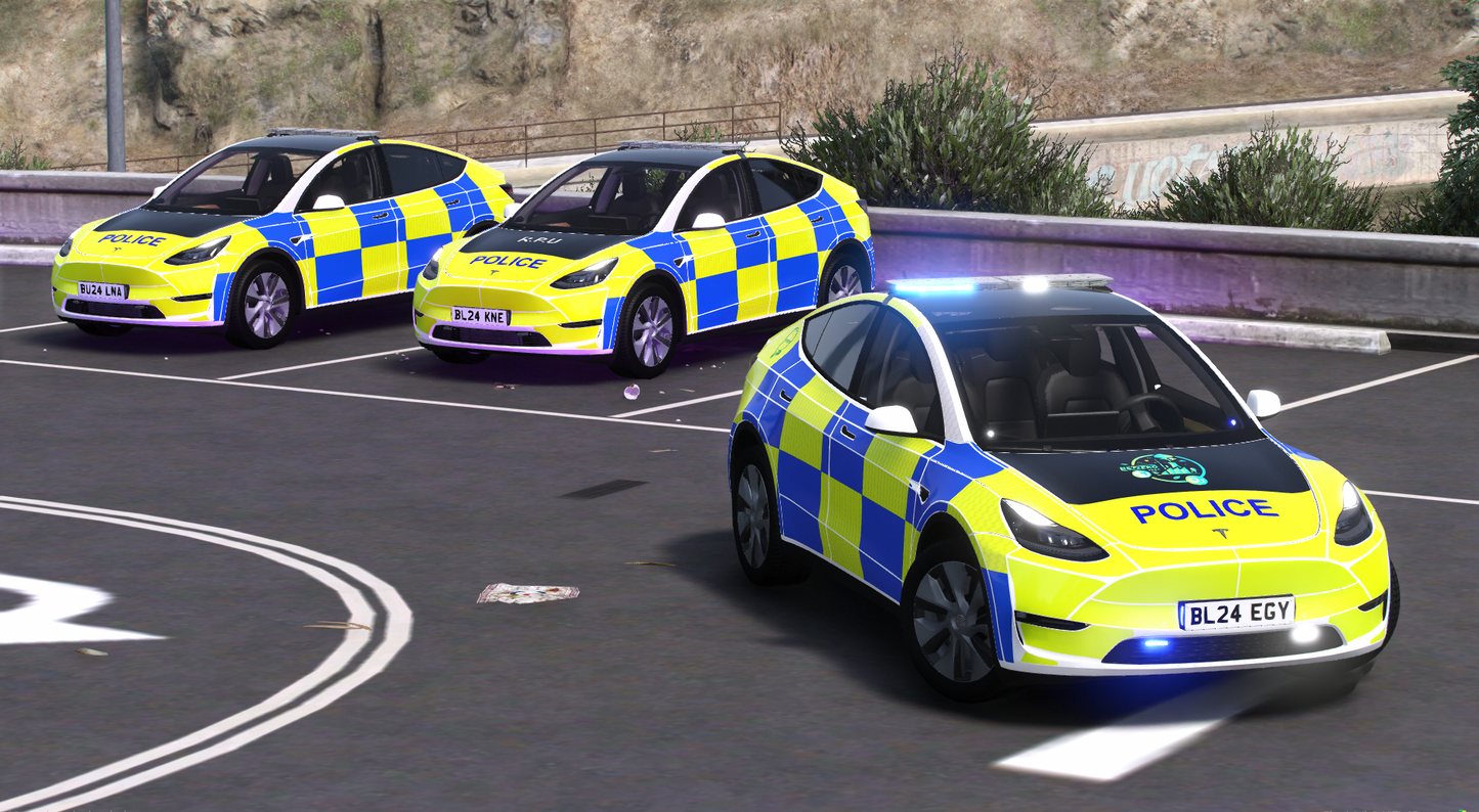 Marked Traffic Tesla Model Y 2024