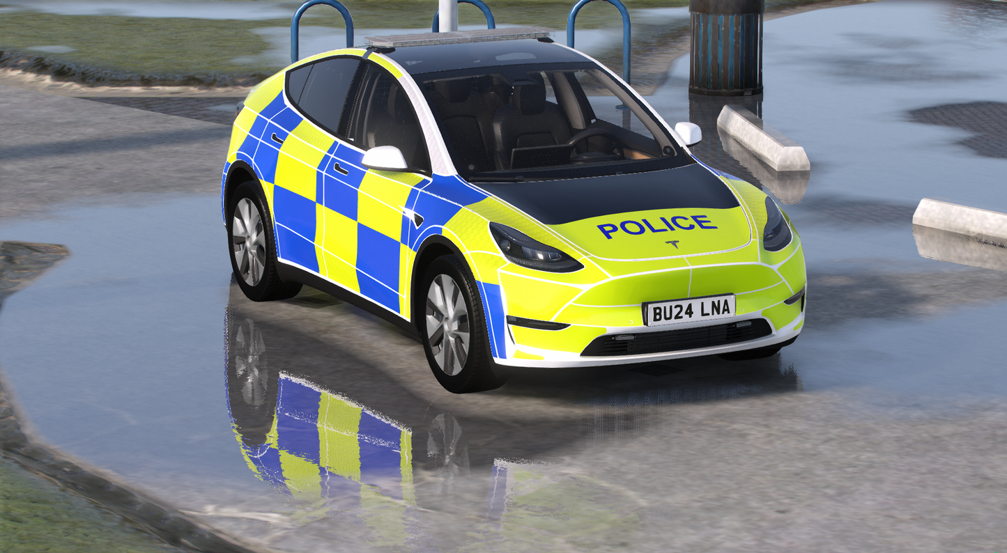 Marked Traffic Tesla Model Y 2024