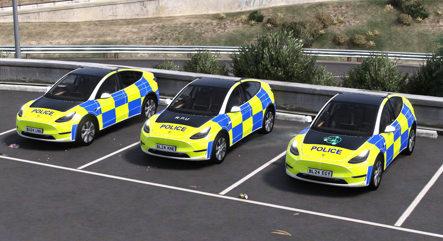 Marked Traffic Tesla Model Y 2024