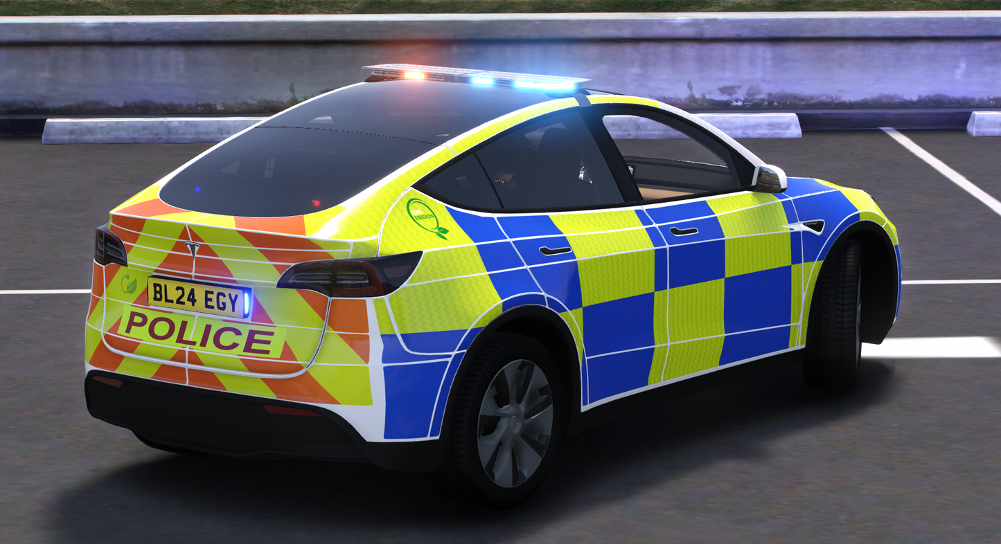 Marked Traffic Tesla Model Y 2024