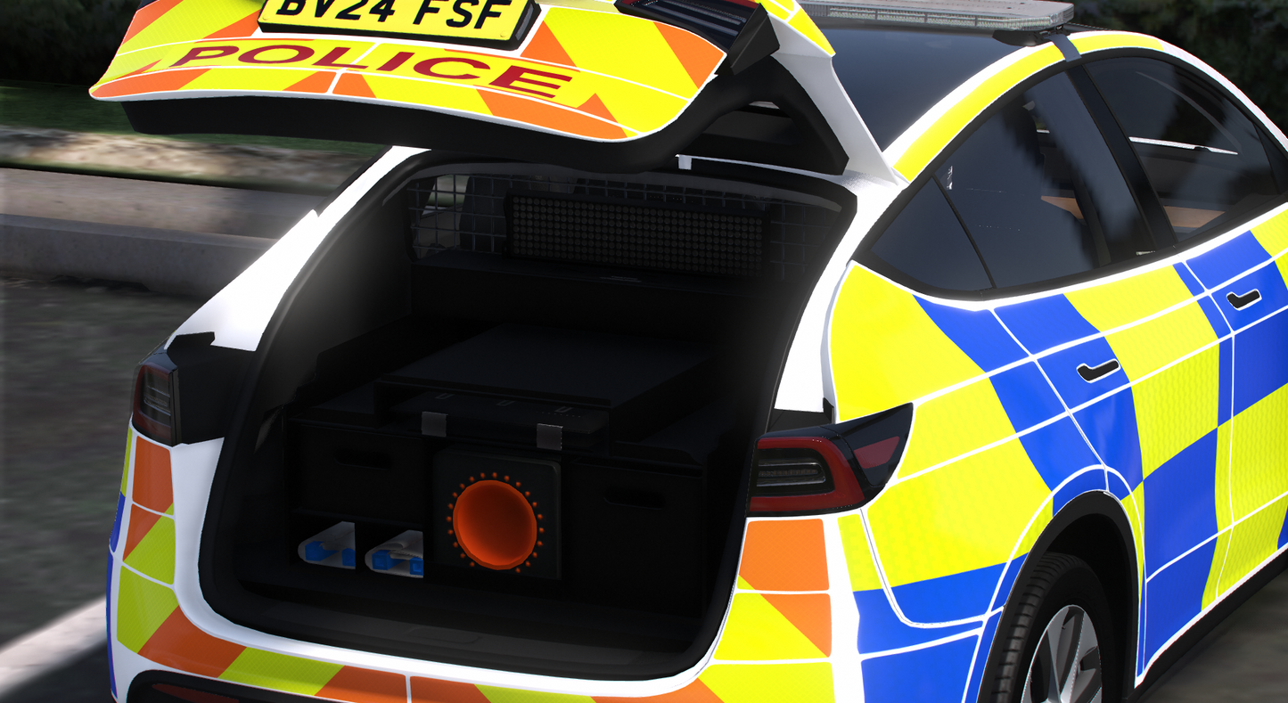 Marked Traffic Tesla Model Y 2024