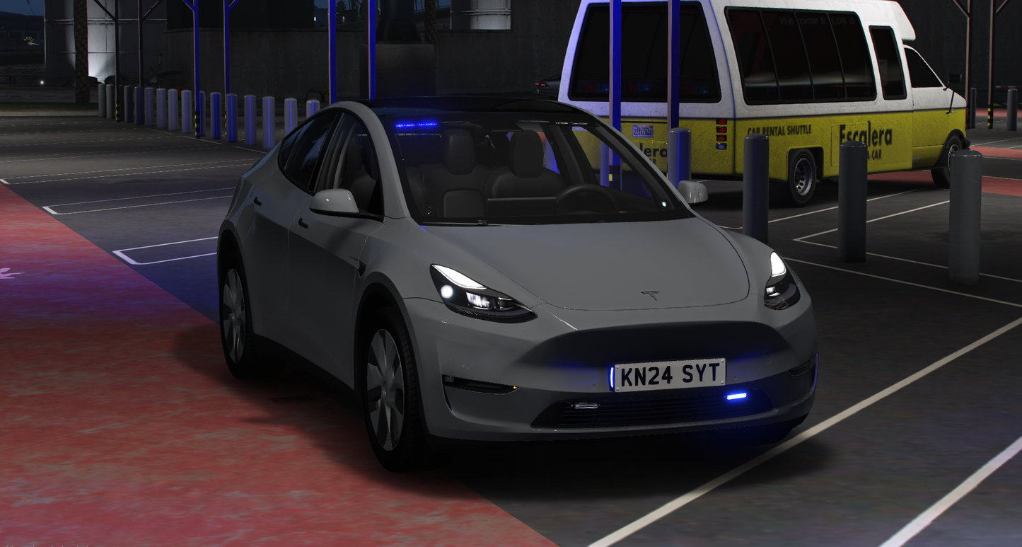 Unmarked Traffic Tesla Model Y 2024