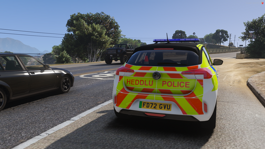 North Wales Police Marked Vauxhall Corsa 2022