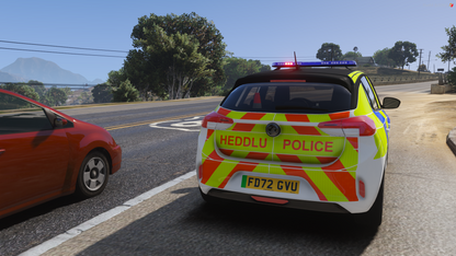 North Wales Police Marked Vauxhall Corsa 2022