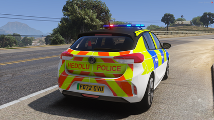 North Wales Police Marked Vauxhall Corsa 2022