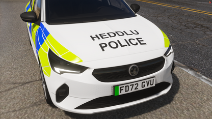 North Wales Police Marked Vauxhall Corsa 2022