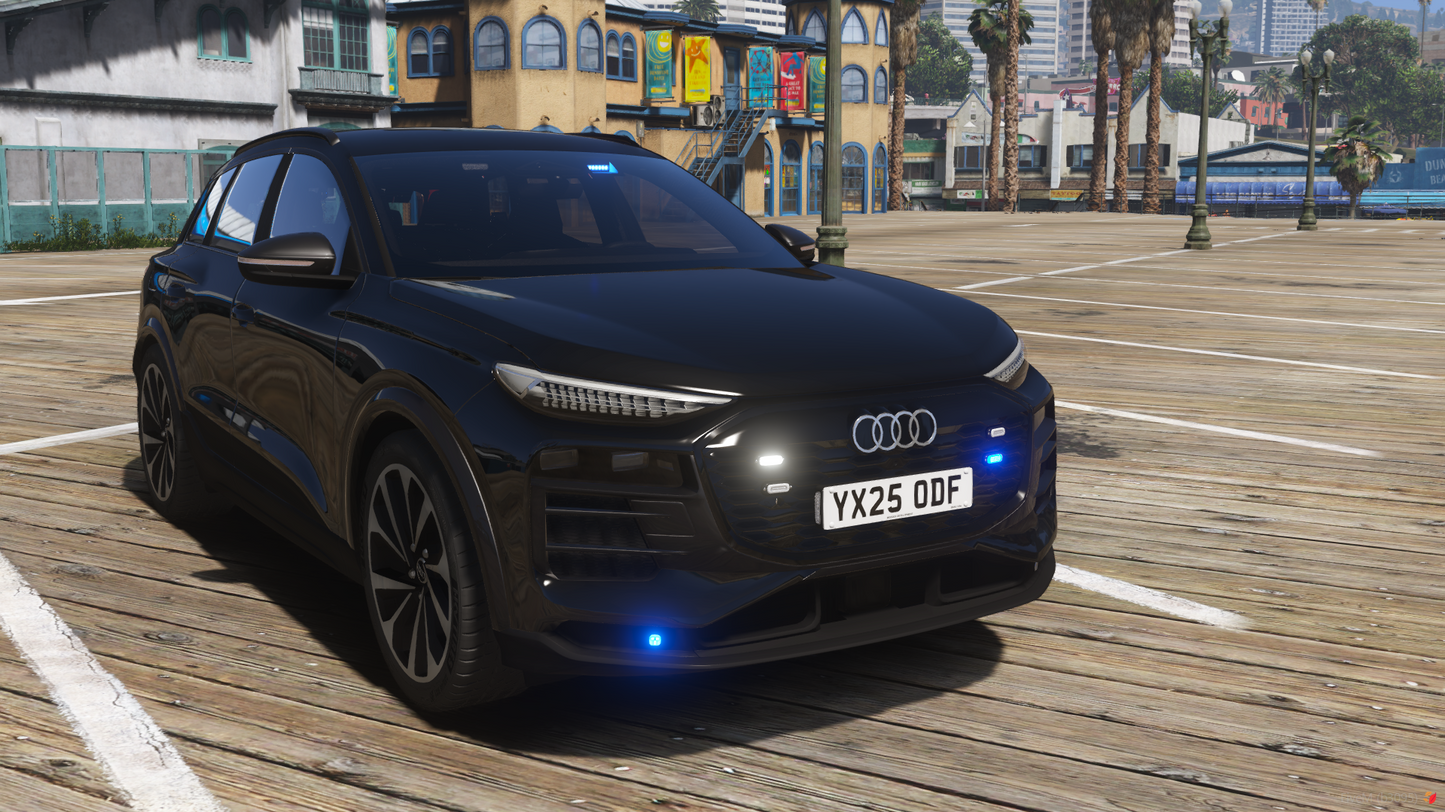 Unmarked Traffic Audi Q6 Etron 2025