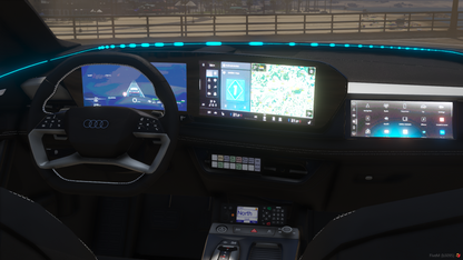 Unmarked Traffic Audi Q6 Etron 2025