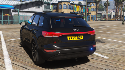 Unmarked Traffic Audi Q6 Etron 2025