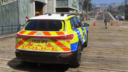 Marked Traffic Audi Q6 Etron 2025