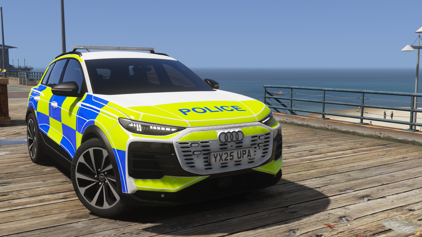 Marked Traffic Audi Q6 Etron 2025